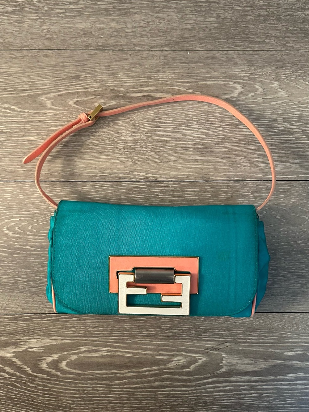 Fendi Nylon Color-block Bag - Picture 1 of 4